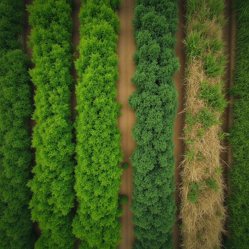 Regenerative farm with diverse crops