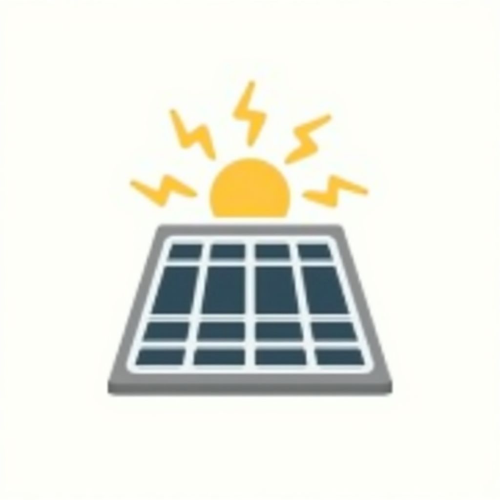 Solar energy icon