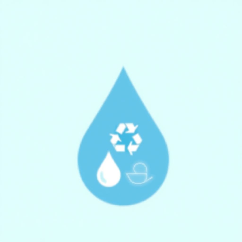 Water conservation icon