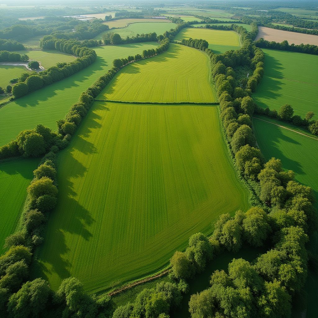 Regenerative farm with diverse crops