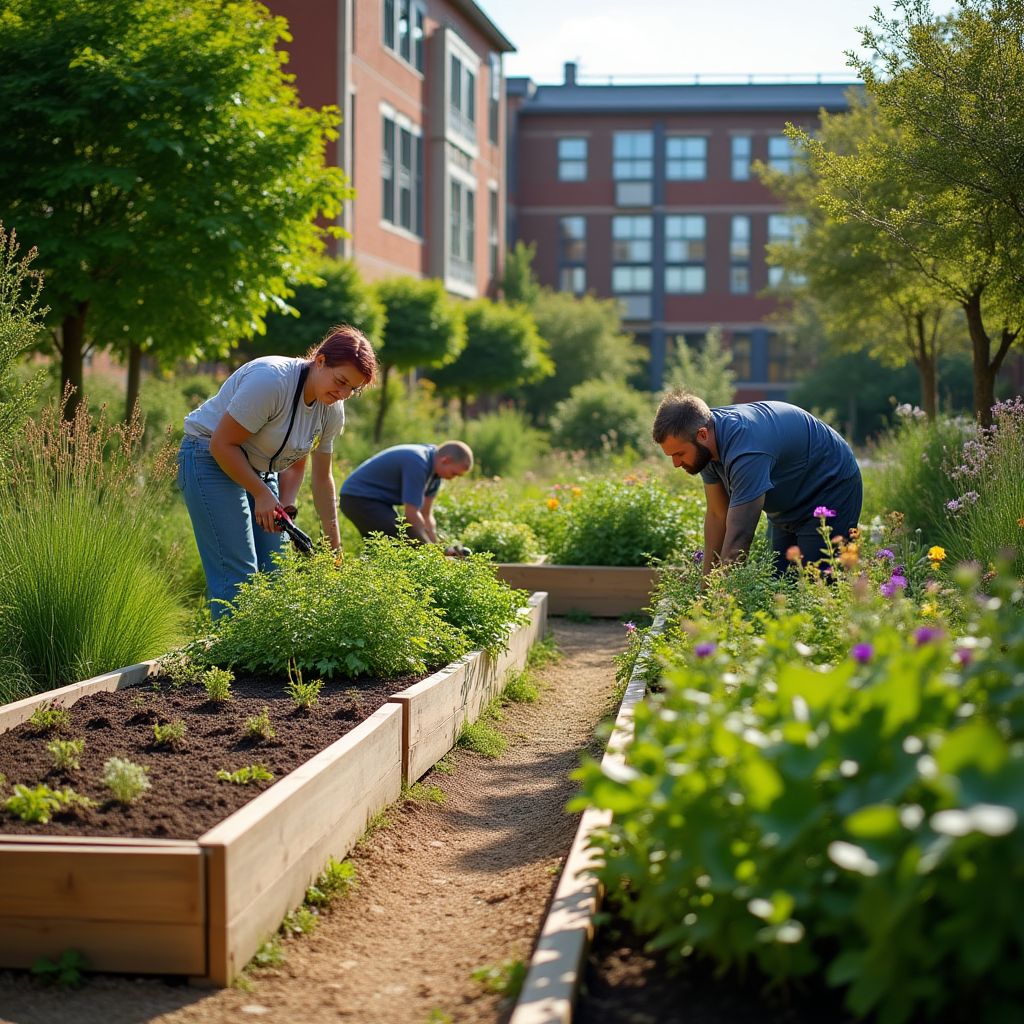 Therapeutic garden for hospital